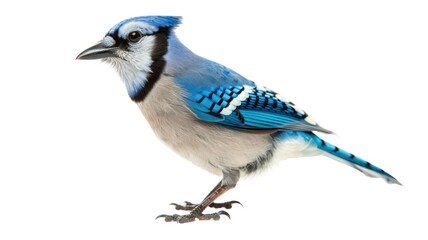 Obraz premium Blue Jay (Cyanocitta cristata) or Cardinal Bird Isolated on Png Background.
