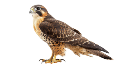 Aggressive Bird of Prey (Falcon) Character Png.