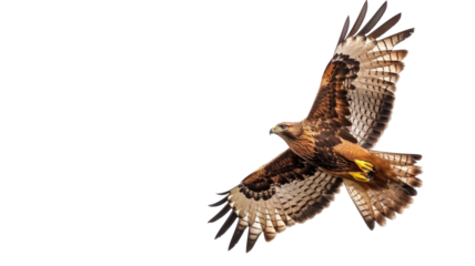 Aggressive Bird of Prey (Hawk) Character Png.
