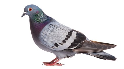 Pigeon Character Isolated on Png Background.