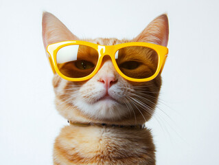 cat wearing sunglasses