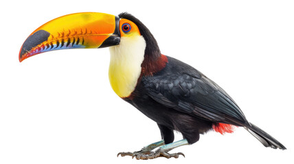 Obraz premium Toucan Bird Isolated on Png Background.