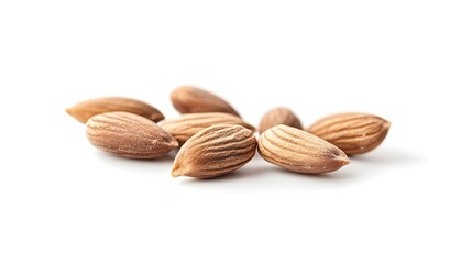 Obraz premium almonds isolated on white