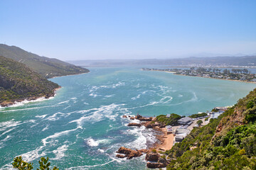 Reise durch Südafrika. Besuch in Knysna