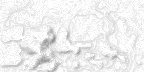 Abstract topo map seamless wave topography map pattern camping grid cartography diagram black and white geometric carve wave line. landscape topography line map wavy texture design background.