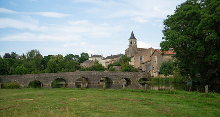 Rivière La Vonne, Sanxay, Vienne, 86, Region Nouvelle Aquitaine, France