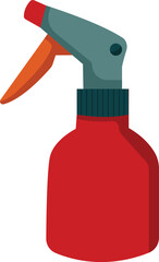 Naklejka premium spray bottle with a nozzle vector illustration