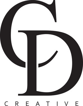 CD, DC letter modern logo design