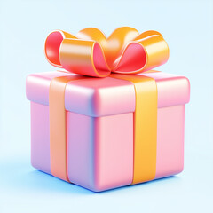 3D cartoon gift box