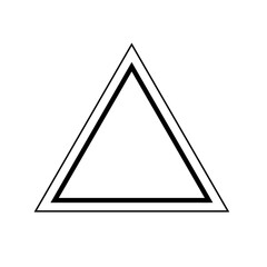 triangle frame double light-bold