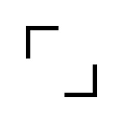 square frame corner-only two symetric