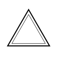 triangle frame double bold-light