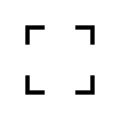 square frame corner-only four symmetric