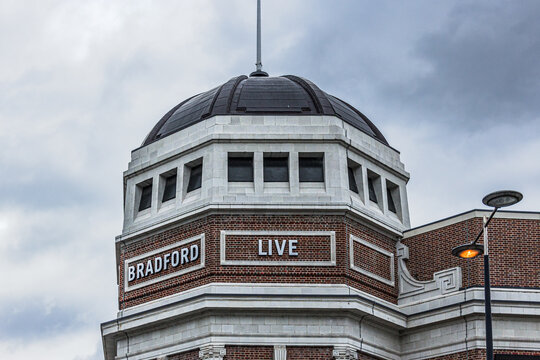 Bradford's iconic former Odeon Cinema has been restored as part of the city's regeneration and is due to re=open as a music venue named Bradford Live