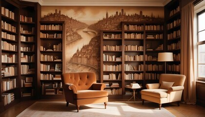 Photo interior modern design room 3d illustration;