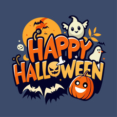 halloween t-shirt with pumpkins.