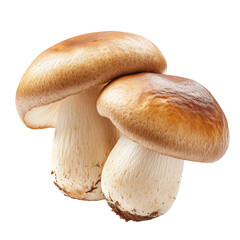 Fototapeta premium Fresh ceps mushroom. Isolated on transparent background. PNG design element.