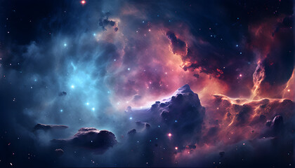 Obraz premium nebula and space
