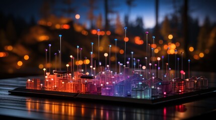 Miniature City Lights