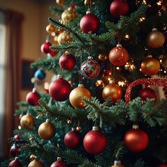 A Christmas greeting card Christmas border with copy space festive background