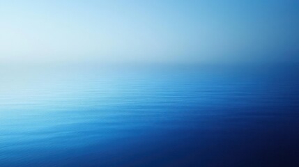 Obraz premium Clean blue gradient background, fading gently from dark to light, perfect for cool and professional projects.