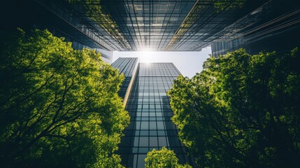 A business integrates ESG criteria into its operations to promote environmental sustainability and social responsibility.