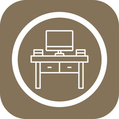 Workplace Vector Icon Design