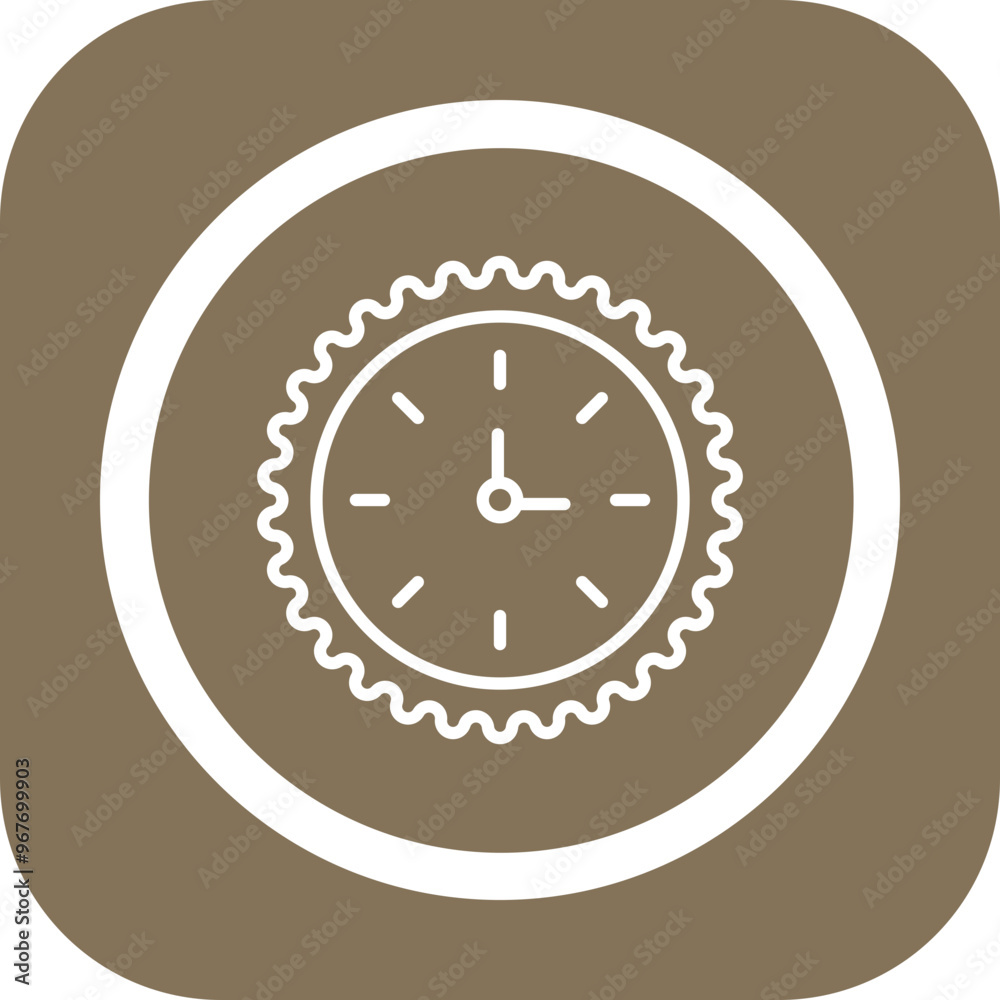 Canvas Prints clock vector icon design