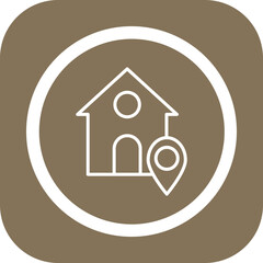 Home Destination Vector Icon Design