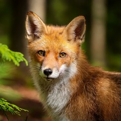 fox mammal animal, AI generated