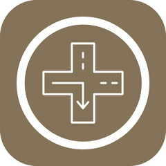 Fototapeta premium Road Ramps Vector Icon Design