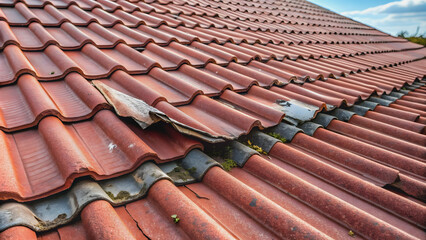 Damage repair on onduline roofing, repair, onduline, roofing, maintenance, fix, patch, shingles, repairman