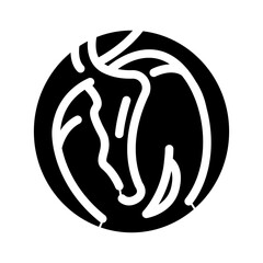 myringotomy surgery glyph icon vector. myringotomy surgery sign. isolated symbol illustration