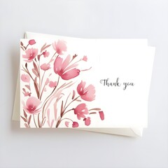 Thank You Pink Color Photo