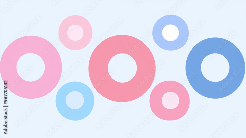 Poster retro geometric pattern revival with bold circles triangles and lines in vintage-inspired colors lik