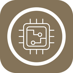 Processor Vector Icon Design