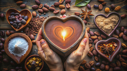 Heart opening cacao ceremony with shamanic energy healing, cacao, ceremony, ritual, healing, shamanism, spirituality