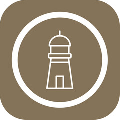 Lighthouse Vector Icon Design