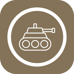Tank Vector Icon Design