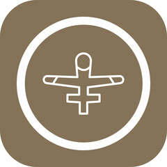 Obraz premium Drone Vector Icon Design
