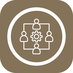 Teamwork Vector Icon Design