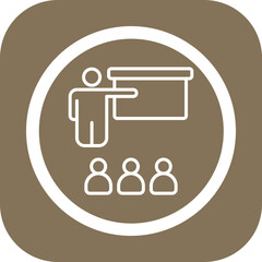 Presentation Vector Icon Design