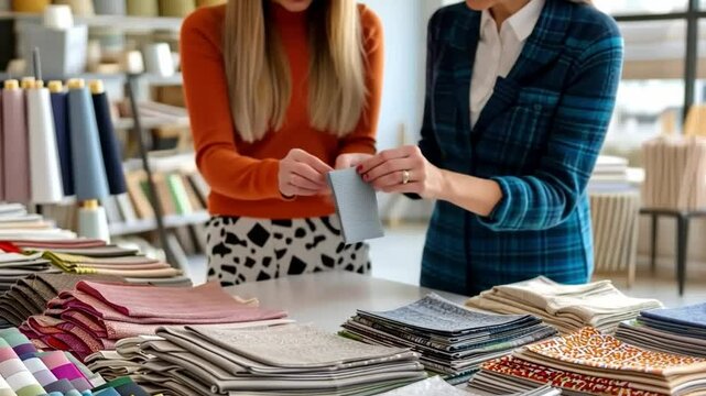 A couple of professional designers are choosing comparable materials for their designs