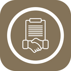 Agreement Vector Icon Design