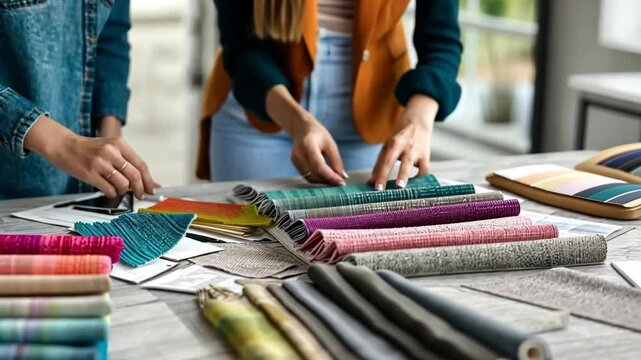 A couple of professional designers are choosing comparable materials for their designs