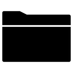 Folder Glyph Icon