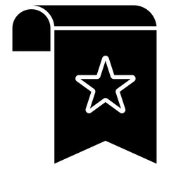 Bookmark Glyph Icon