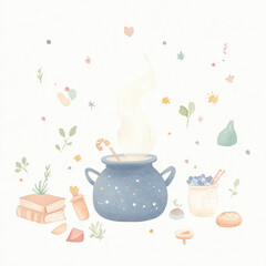 Magic Potion Illustration.