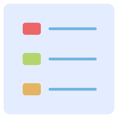 Obraz premium Menu Flat Icon