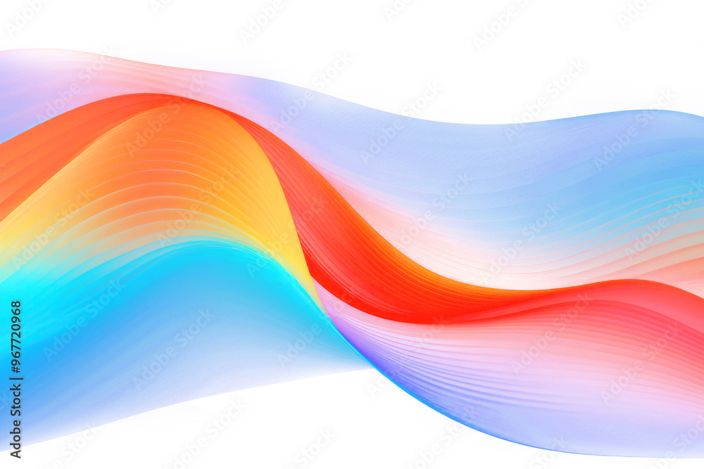 Wall mural PNG Vibrant colors light backgrounds abstract.